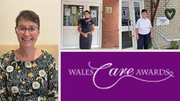 Three HC-One Colleagues victorious as winners at the Wales Care Awards 2022